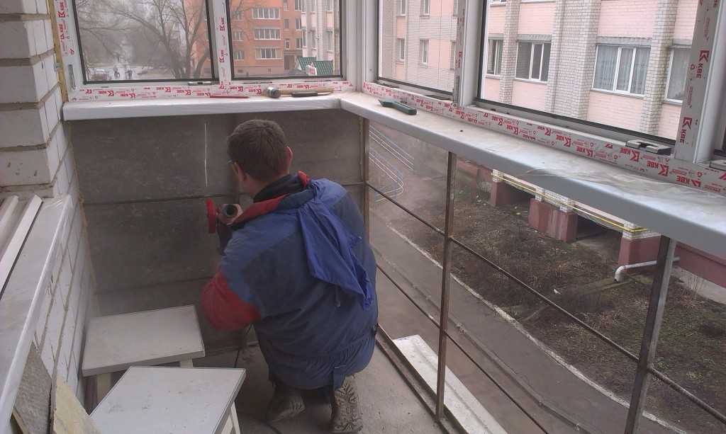 Усиление парапета и плиты при ремонте балкона