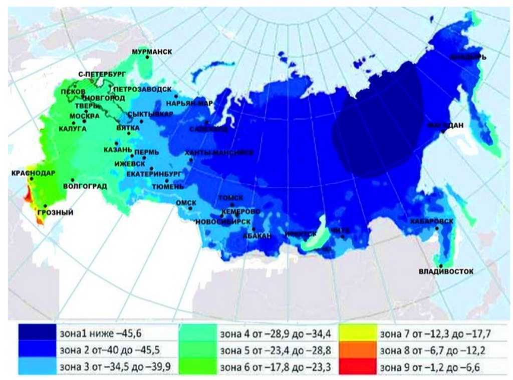 Индекс мороза на карте территории РФ Индекс мороза ИМ - это абсолютное значение отрицательных градусочасов наружного воздуха с обеспеченностью 2% или наступлением события с вероятностью один раз в 50 лет Индекс мороза используется в расчете фундамента час