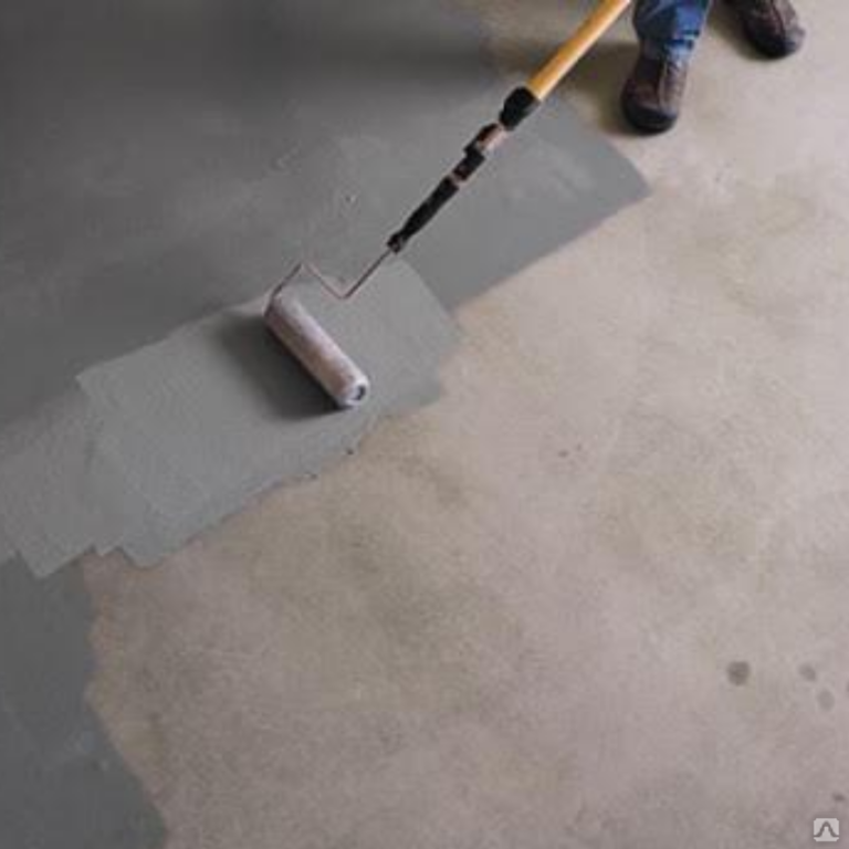 Покраска бетонного пола своими руками