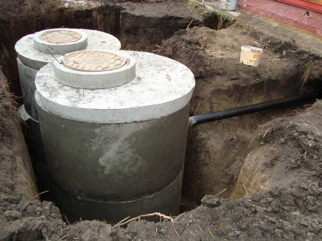 Сливная яма из бетонных колец своими руками
