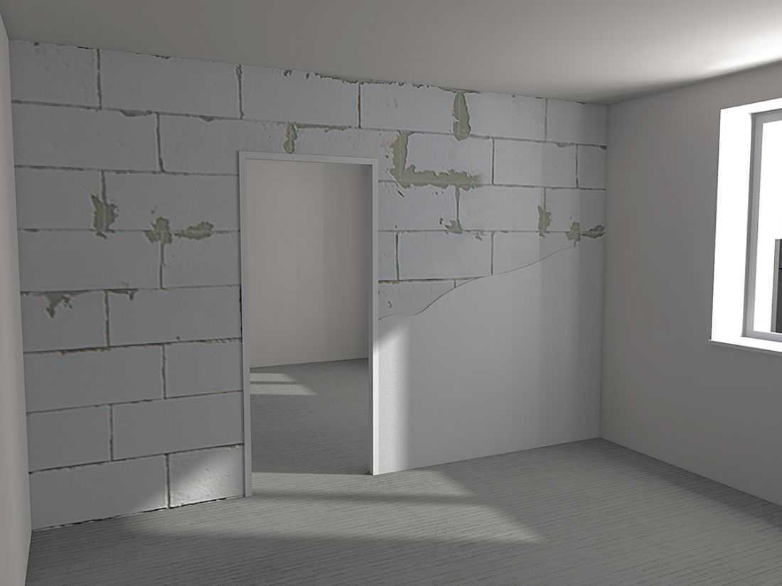 Внутренняя отделка стен дома из газобетона, газосиликата
