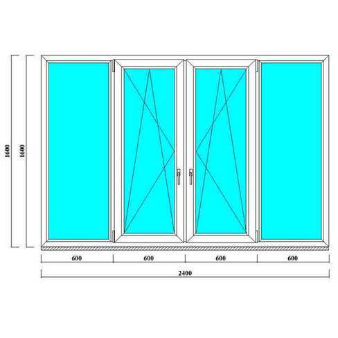 Максимальные размеры пластиковых окон с большими стеклами и технические ограничения