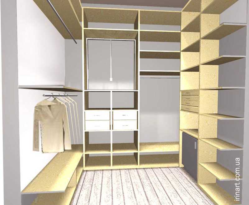 Идеи планировки гардеробной комнаты