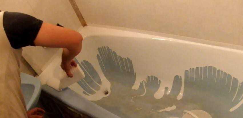 Краска для чугунной ванны: как покрасить ванну в домашних условиях