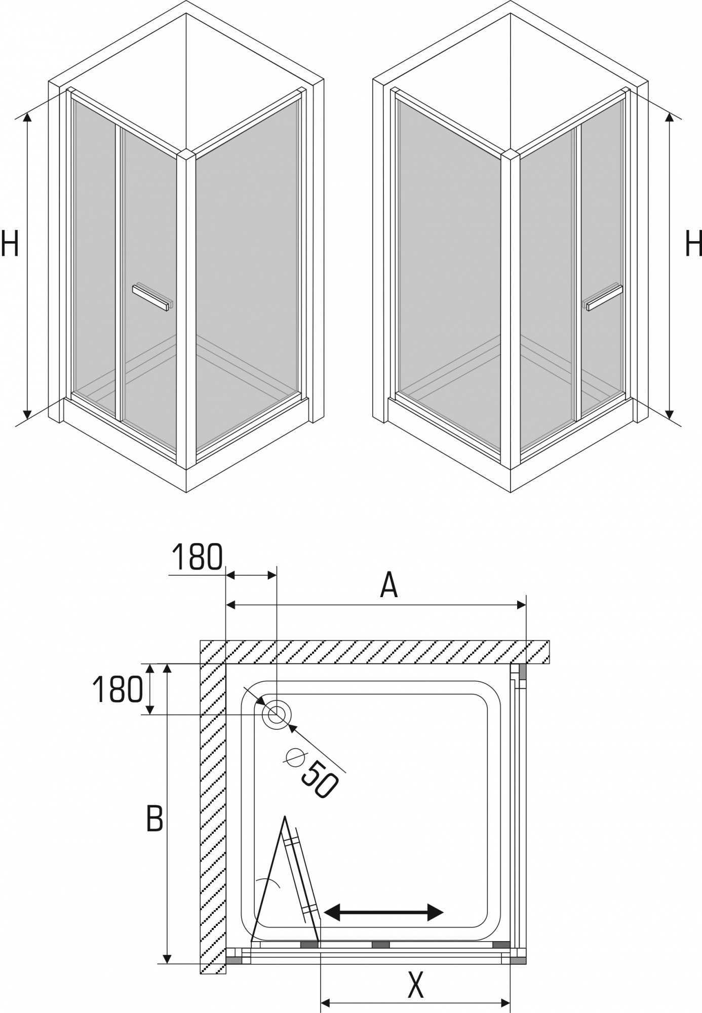 Типовые размеры душевых кабин: стандартные и оптимальные размеры