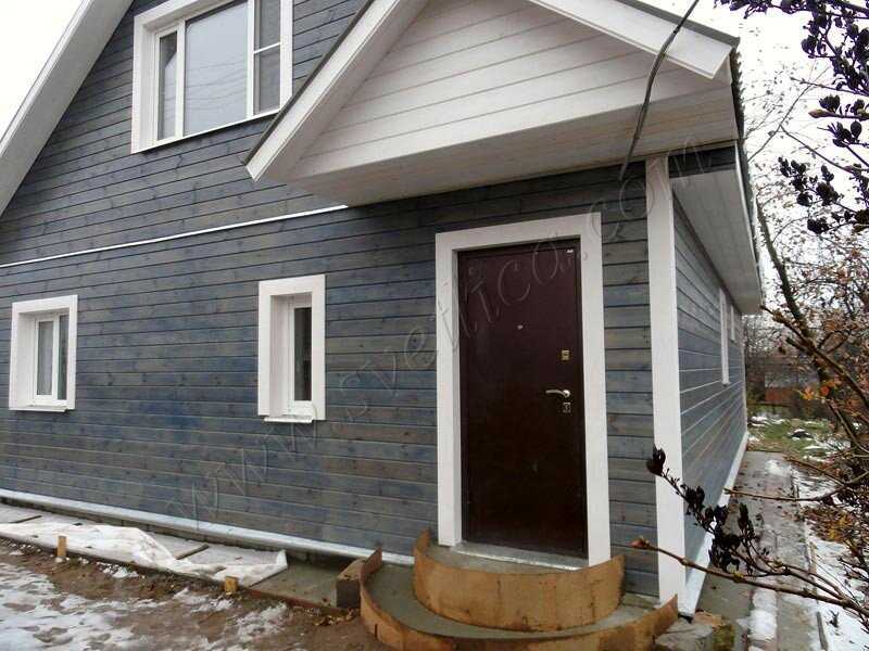 Чем покрасить дом из вагонки снаружи. как покрасить фасадную вагонку