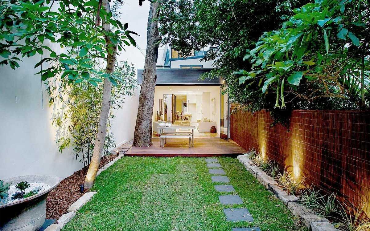 Ландшафтный дизайн двора частного дома своими руками: проэкты с беседкой