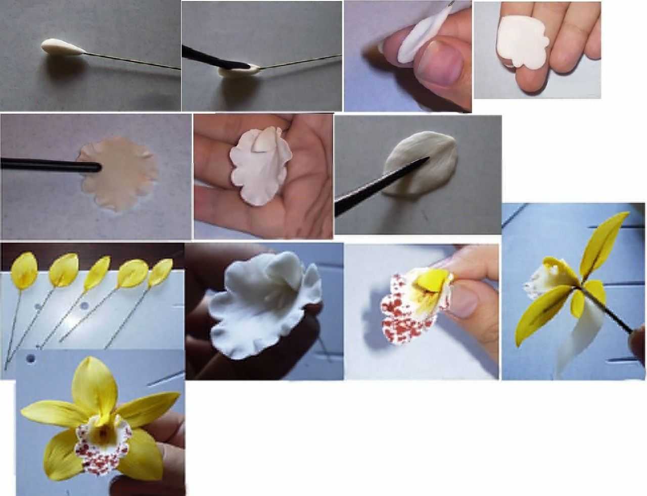 Как сделать цветы из холодного фарфора: мастер-класс, фото и видео