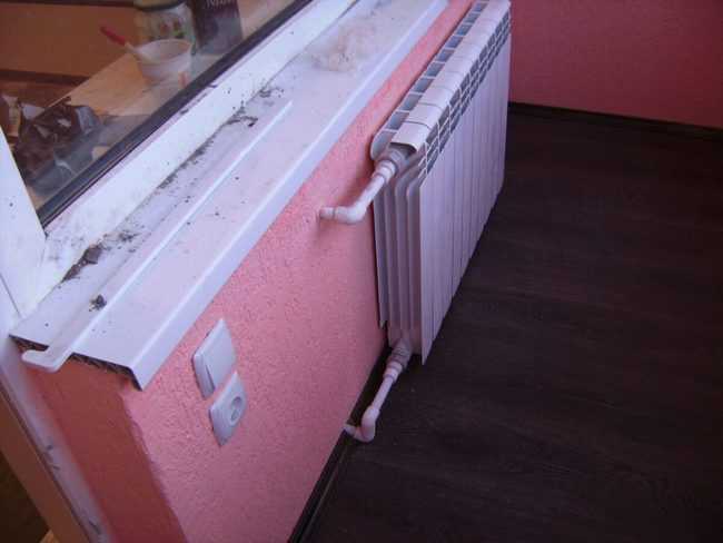 Отопление на балконе варианты, разрешение, вынос батареи в лоджию