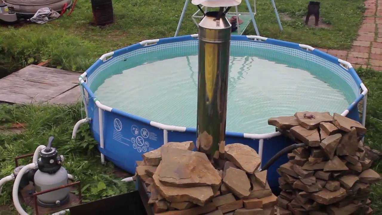 Как быстро нагреть воду в бассейне: чем можно согреть каркасный без электричества, как сделать, видео