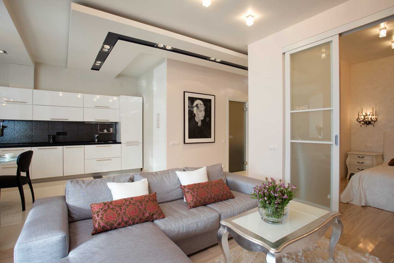 Дизайн интерьера квартиры 40 кв. м.: актуальные решения и варианты оформления квартир (85 фото и видео)