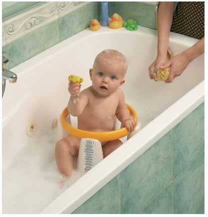 Как выбрать и использовать детское сиденье для ванны
