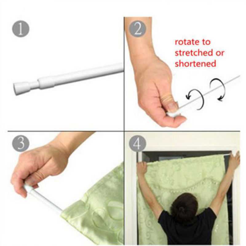 Как установить штангу для шторы в ванной
