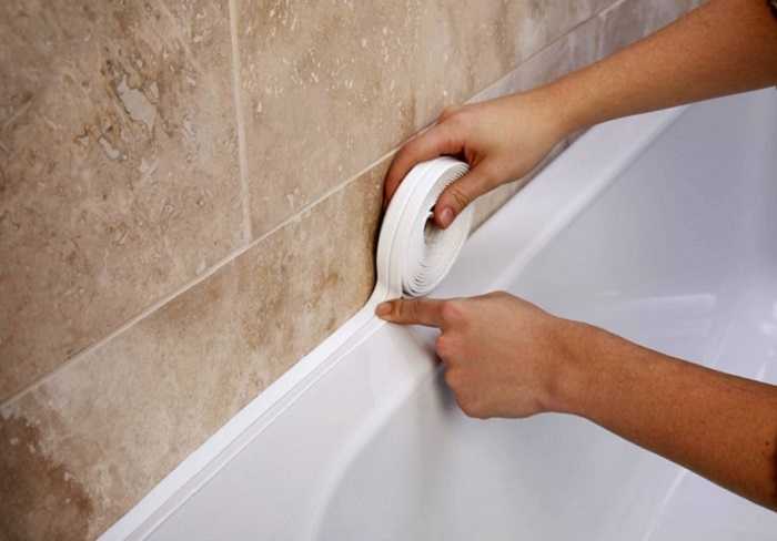 Как уплотнить ванну со стеной своими руками