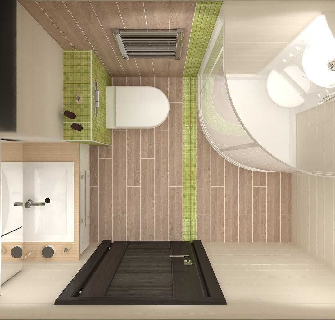 Душевая в ванной без кабины – варианты оформления маленькой комнаты - 16 фото