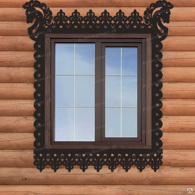 Наличники на окна в деревянном доме для внешней отделки с улицы: виды и материалы