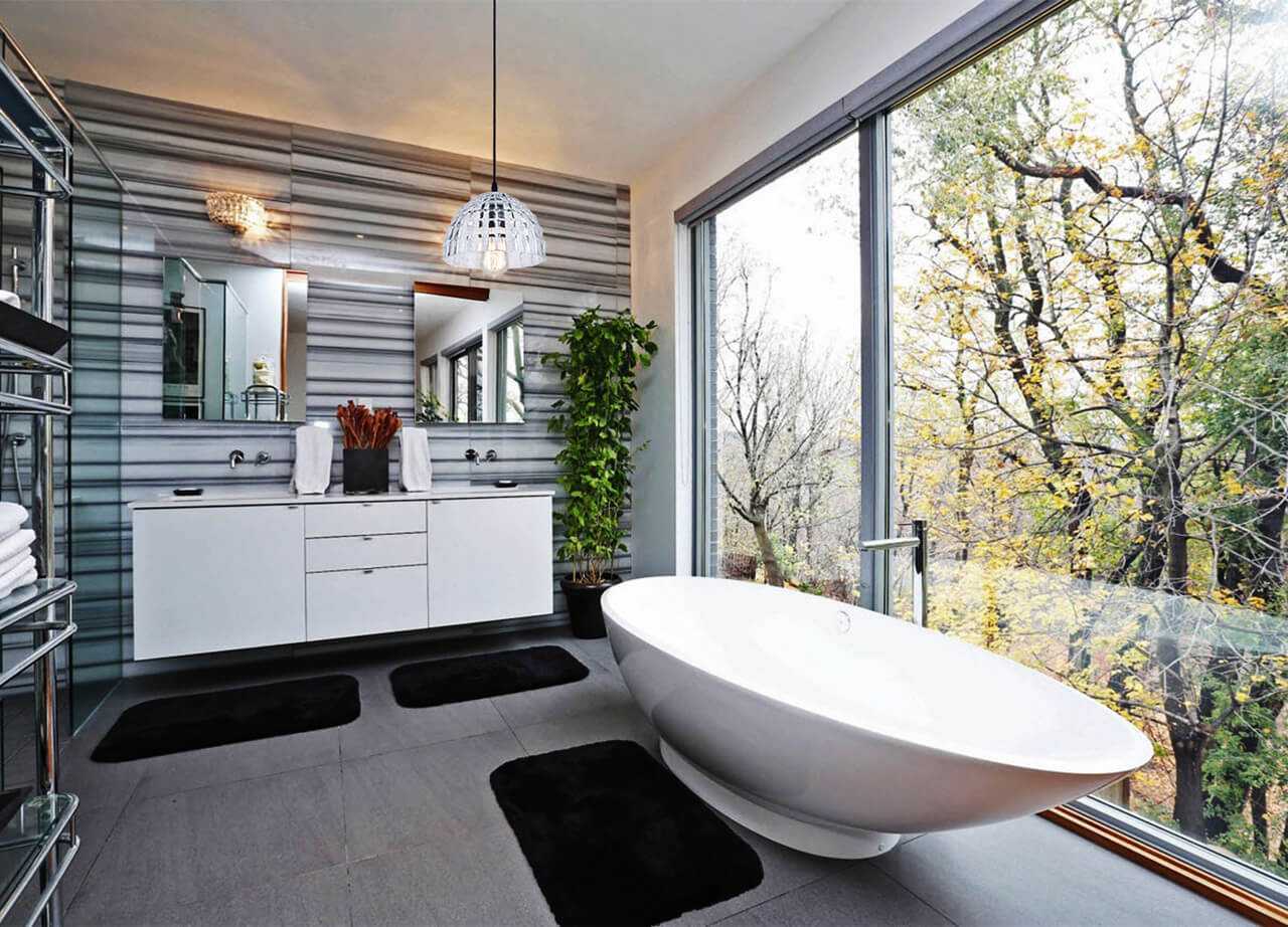 Дизайн большой ванной комнаты: фото и идеи