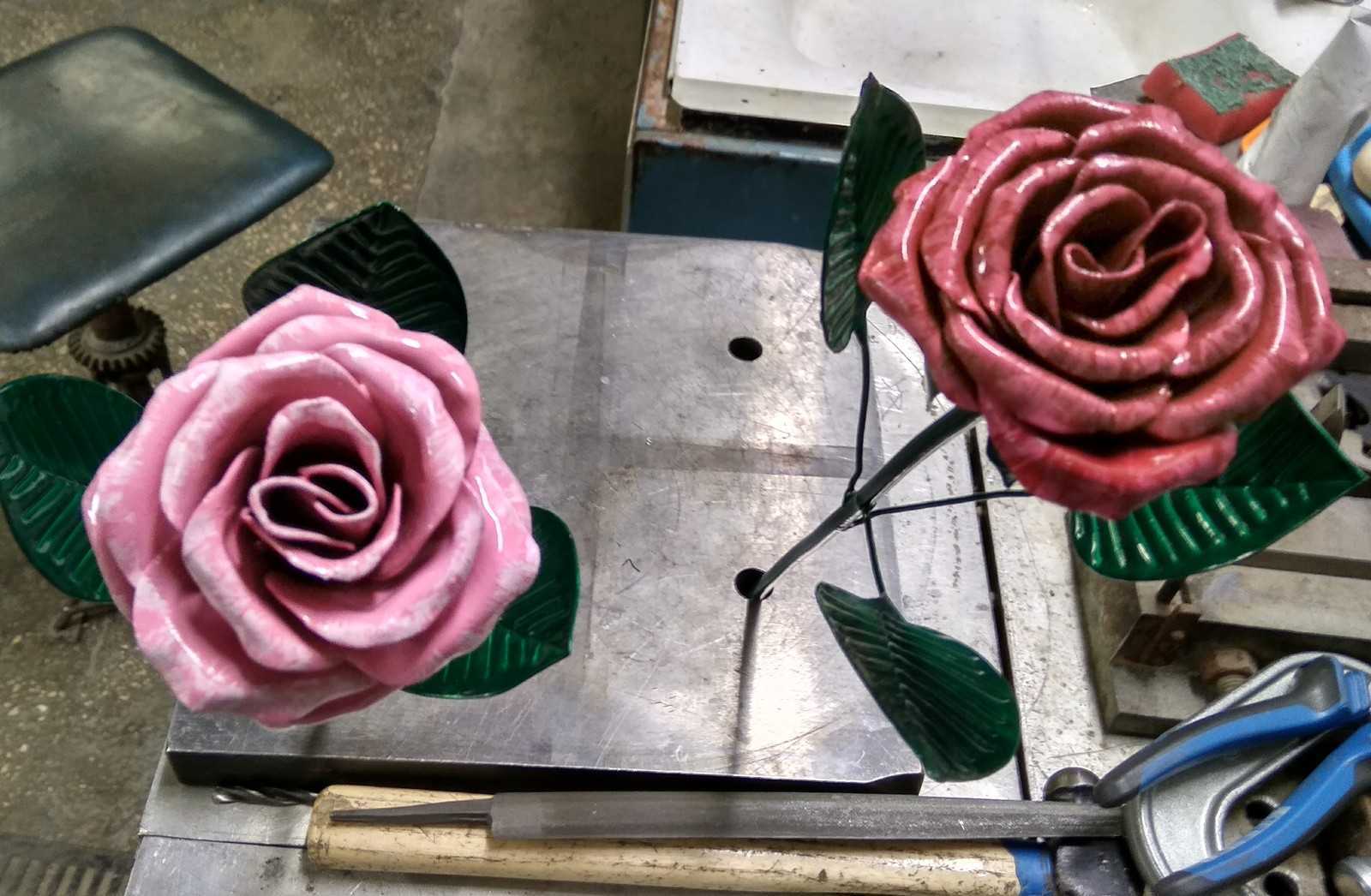 «роза» из меди своими руками. как своими руками создать розу из металла?! как сделать розочку из металла