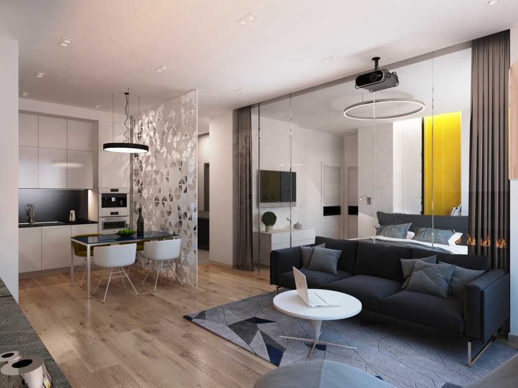 Дизайн квартиры 50 кв м: самые лучшие проекты интерьеров от гк «фундамент»