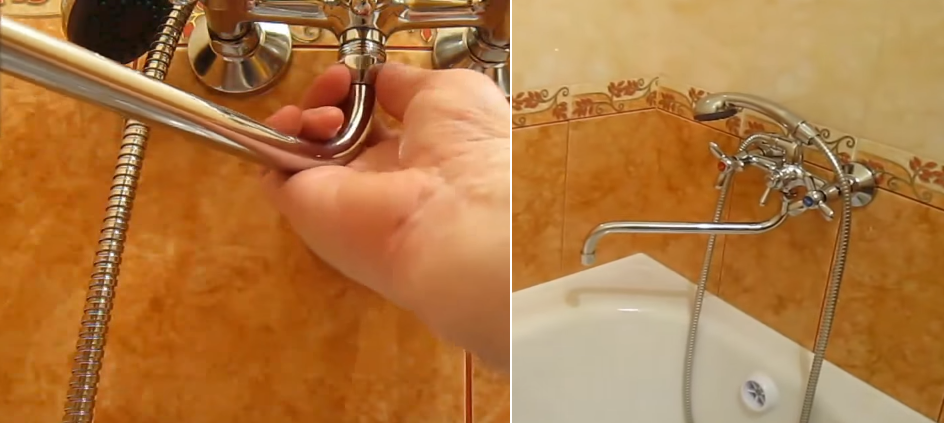 Как самому установить смеситель на ванную из акрила