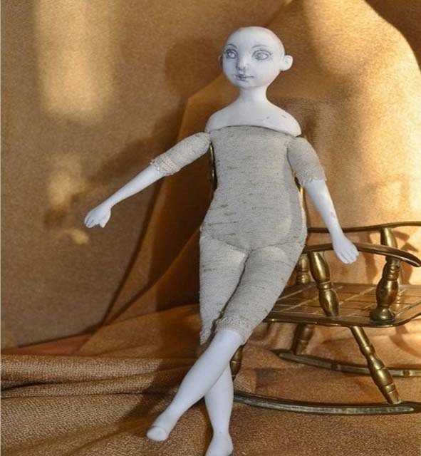 Как лепить куклу из полимерной глины