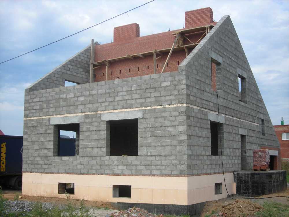 Дома из бетонных блоков