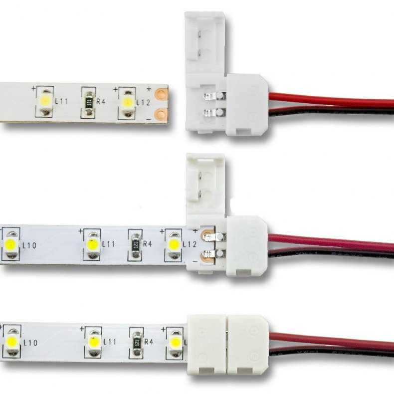 Как соединить светодиодные ленты между собой: вариант без пайки (коннектор, соединители) и как паять + видео