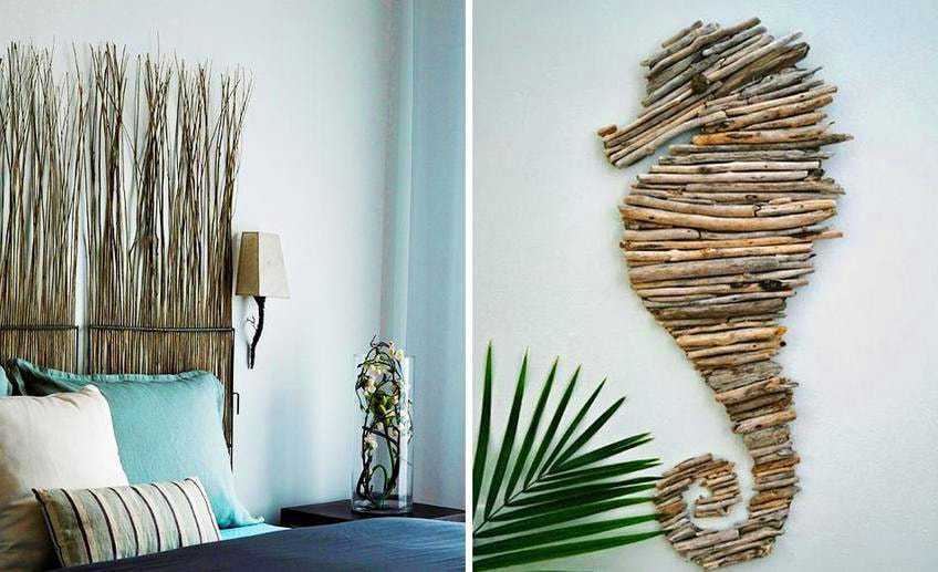 Декор из дерева: спилы, ствол, ветки. изделия. фото идеи для дома!