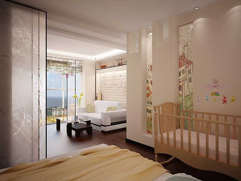 Дизайн однокомнатной квартиры 40 кв м для семьи с ребенком. основные способы зонирования