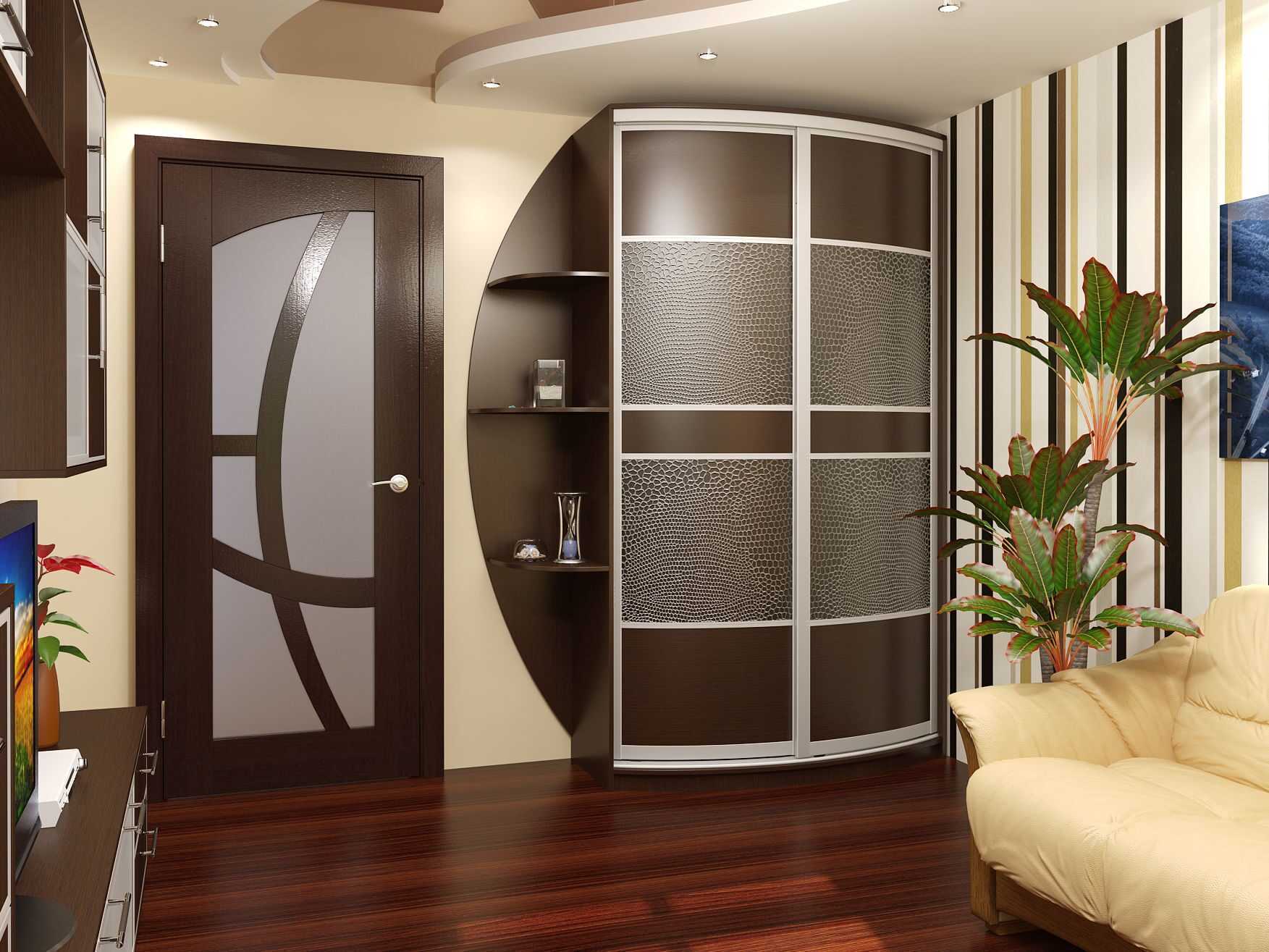 Встроенный шкаф купе в прихожую и коридор: современный дизайн, красивые и вместительные модели с зеркалом
 - 36 фото