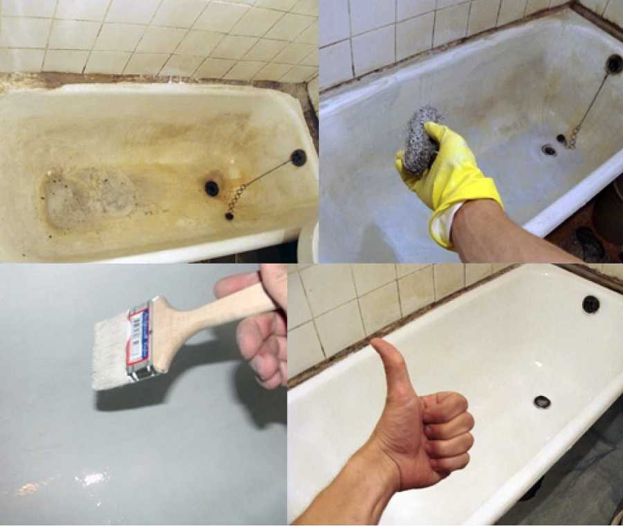 Выбор краски для внутреннего и внешнего нанесения на ванну при проведении реставрации