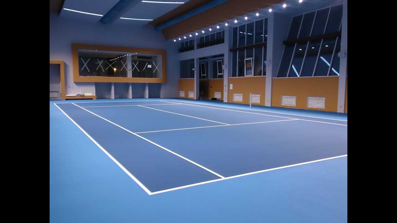 Строительство теннисного корта из теннисита. особенности, расход материалов.