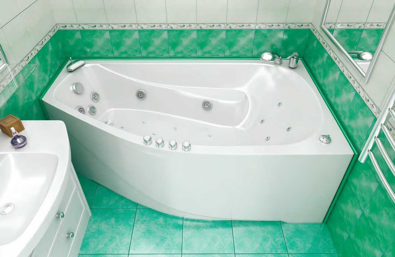 Как выбрать угловую ванну - размеры угловых ванн, какие бывают виды и формы, способы установки