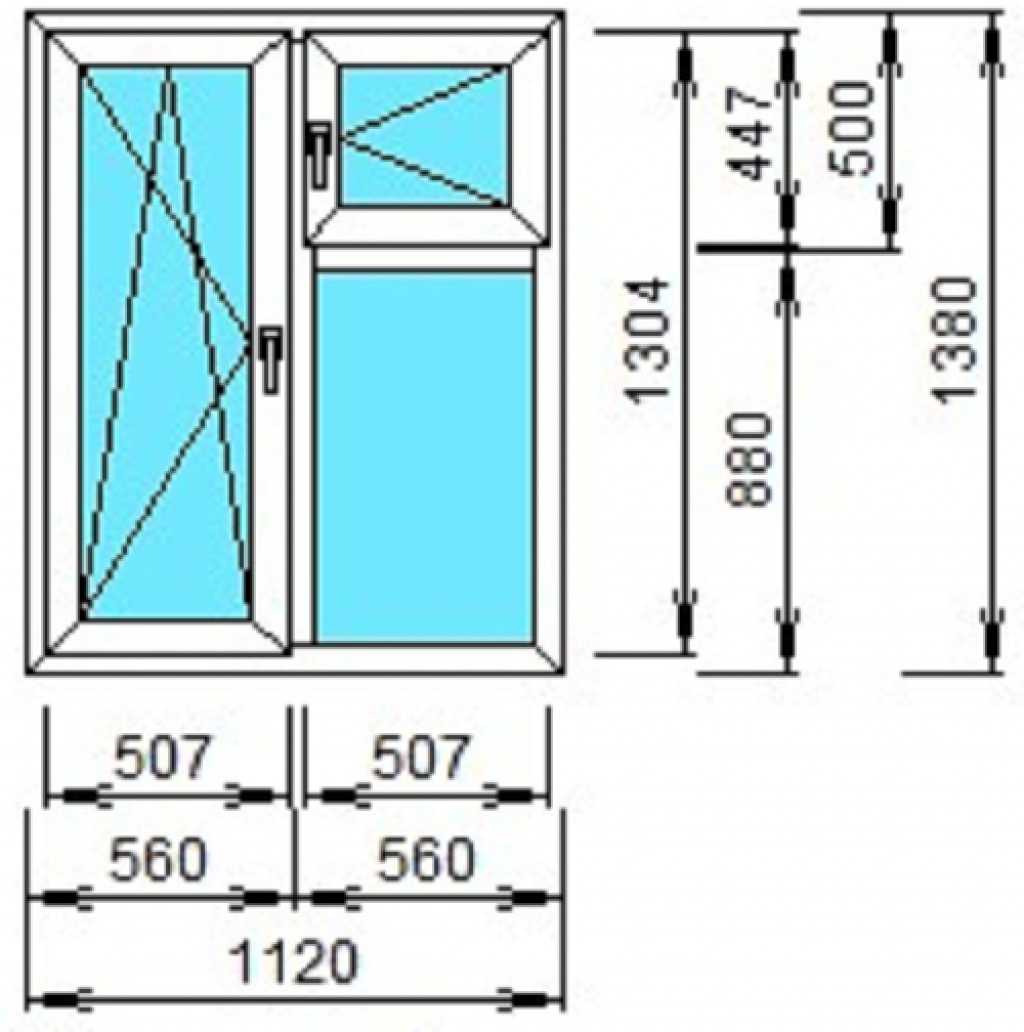 Каковы стандартные размеры окон для различных строений и жилых помещений