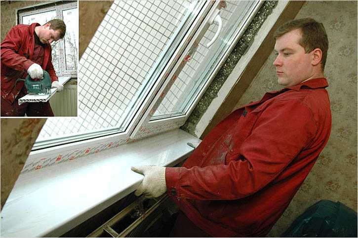 Как крепить подоконник к пластиковому окну: виды подоконников, средства крепления, пошаговая инструкция по монтажу